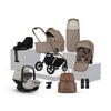 Breez Champagne Travel System Ultimate 360 Infant Carrier Bundle (12 piece)