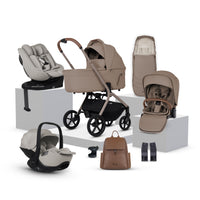Breez Champagne Travel System Ultimate 360 Family Car Seat Bundle (13 piece)