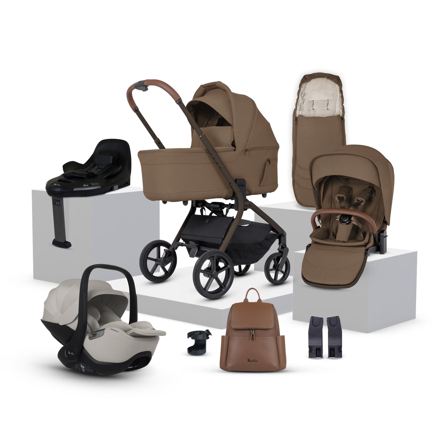 Breez Maple Travel System Ultimate 360 Infant Carrier Bundle (12 piece)