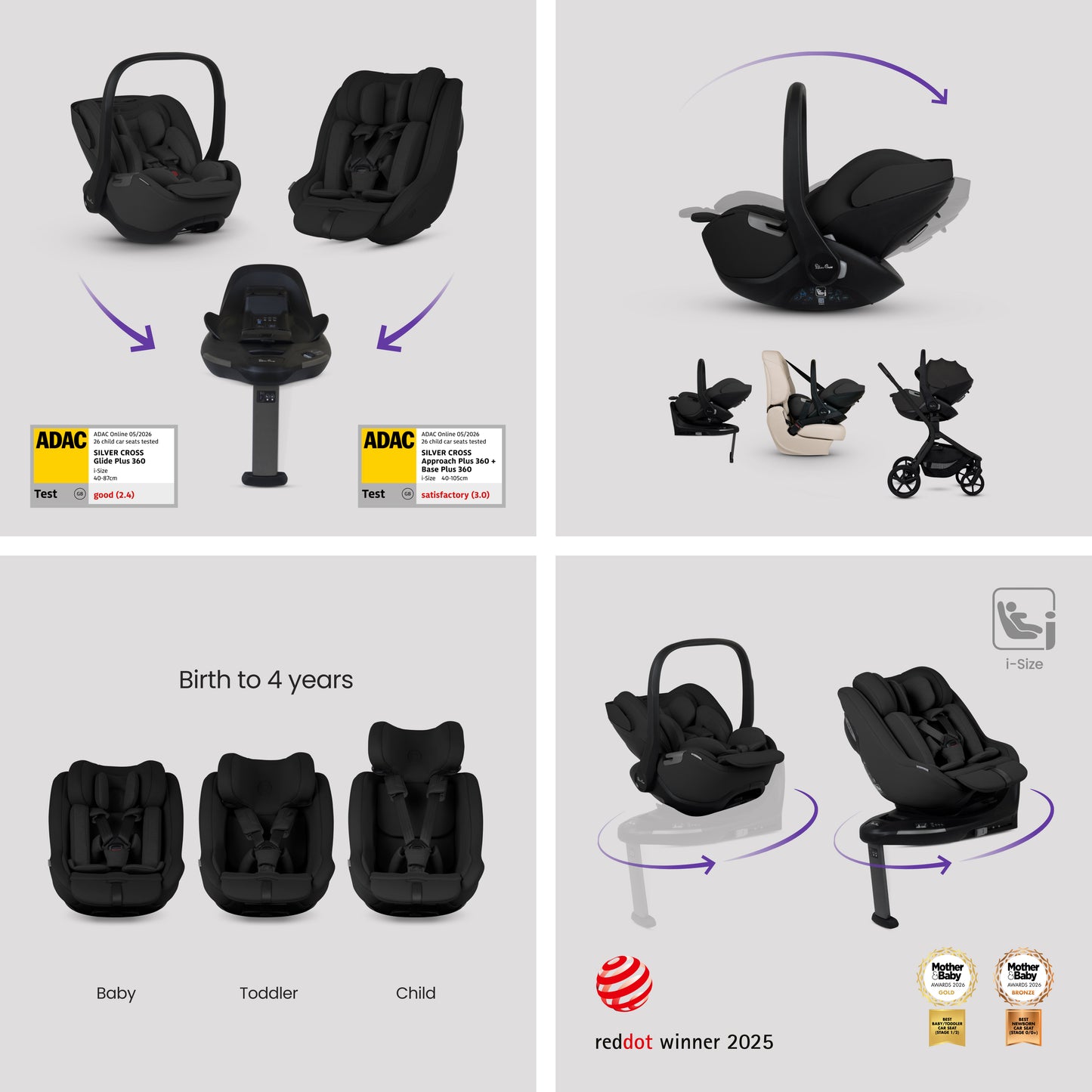 Breez Onyx Travel System Ultimate 360 Family Car Seat Bundle (13 piece)