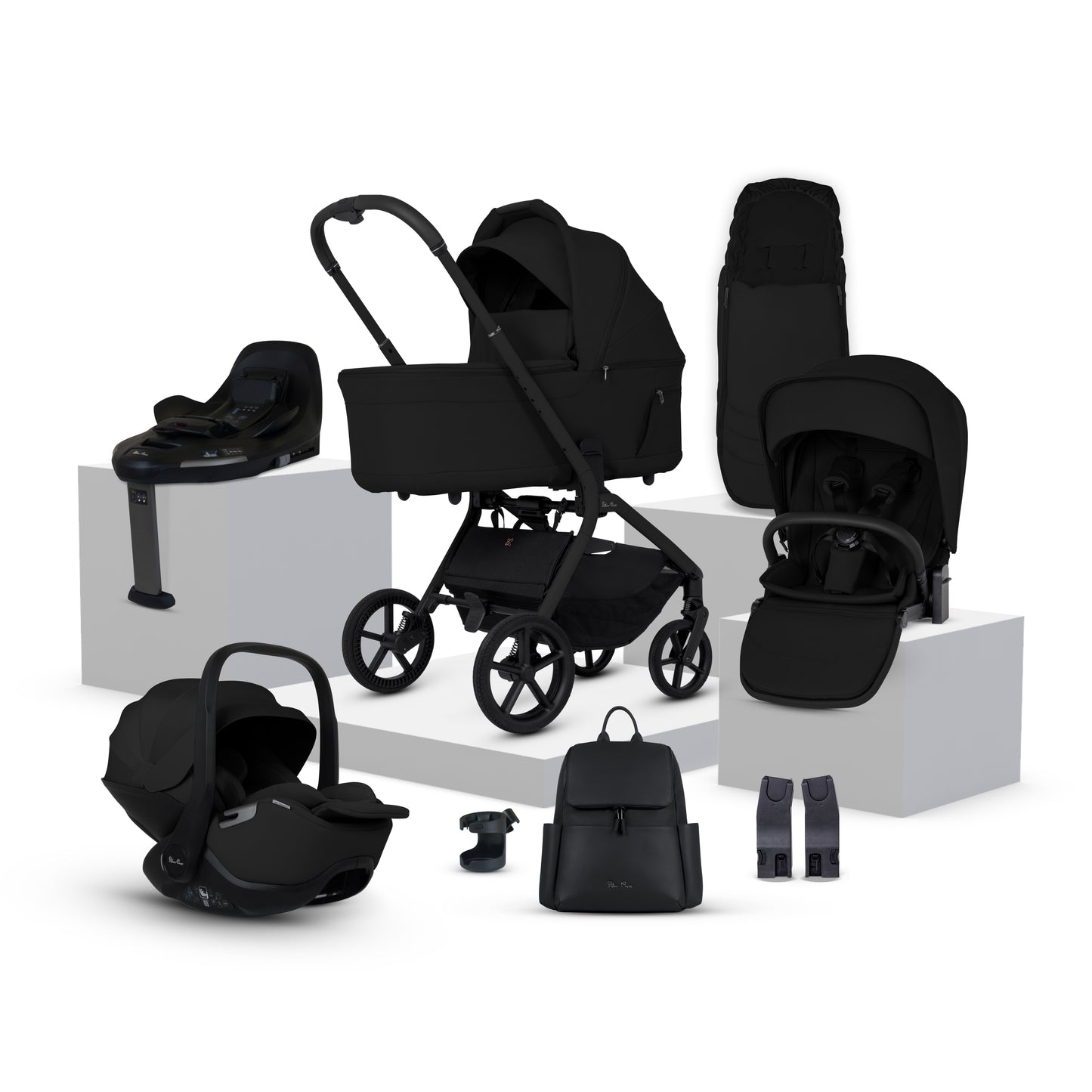Breez Onyx Travel System Ultimate 360 Infant Carrier Bundle (12 piece)