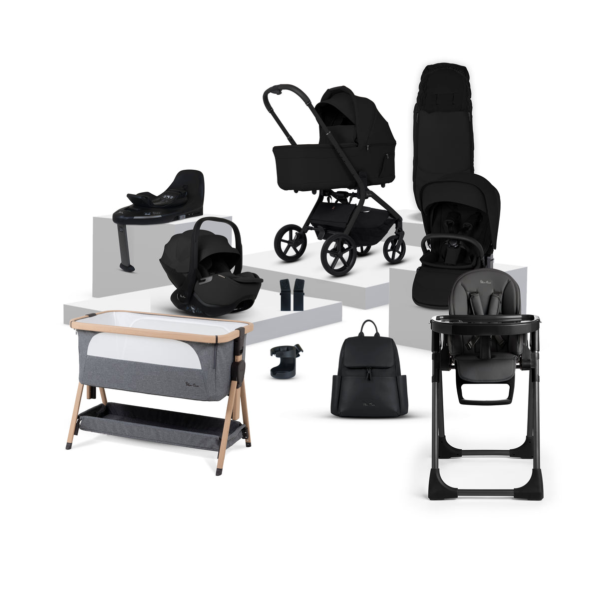Breez Onyx Travel System Ultimate Baby Bundle (14 piece)