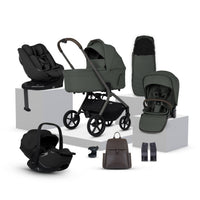 Breez Pewter Travel System Ultimate 360 Family Car Seat Bundle (13 piece)