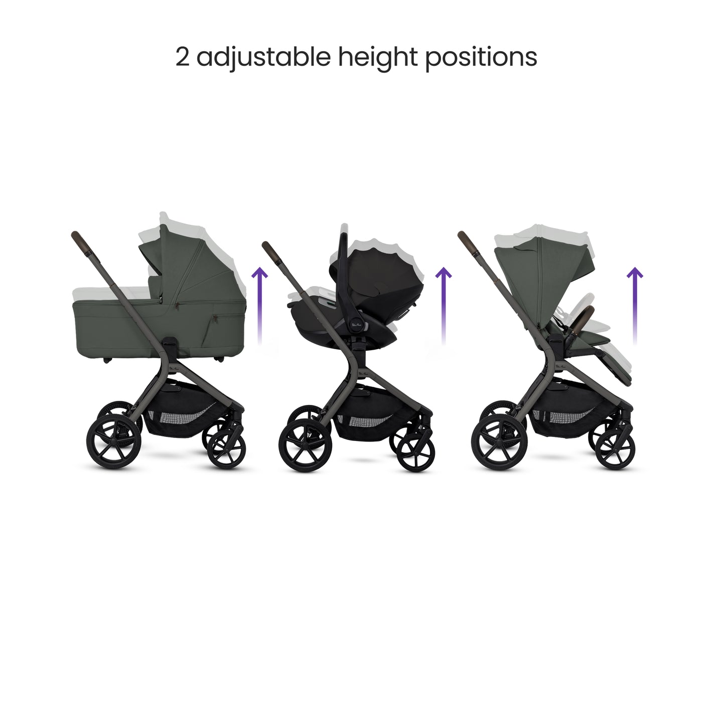 Breez Pewter Travel System Ultimate 360 Family Car Seat Bundle (13 piece)