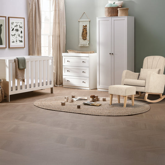 Bromley White 4 Piece Nursery Room Set