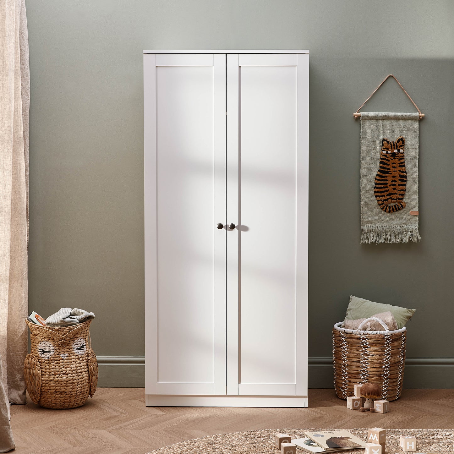 Bromley White 4 Piece Nursery Room Set