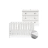 Bromley White 2 Piece Nursery Room Set With Mattress