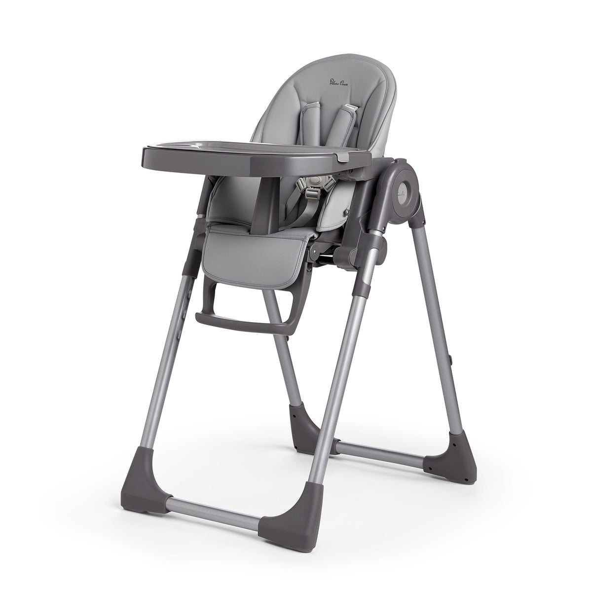 Buffet Highchair Cool Grey & Mealtime Set Bundle