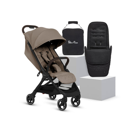 Clic 2 Cobble Stroller & Footmuff Bundle (4 Piece)