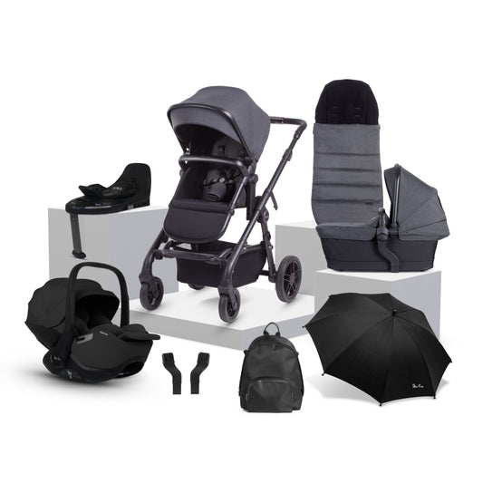 Coast Flint Travel System Ultimate 360 Infant Carrier Bundle (9 piece)