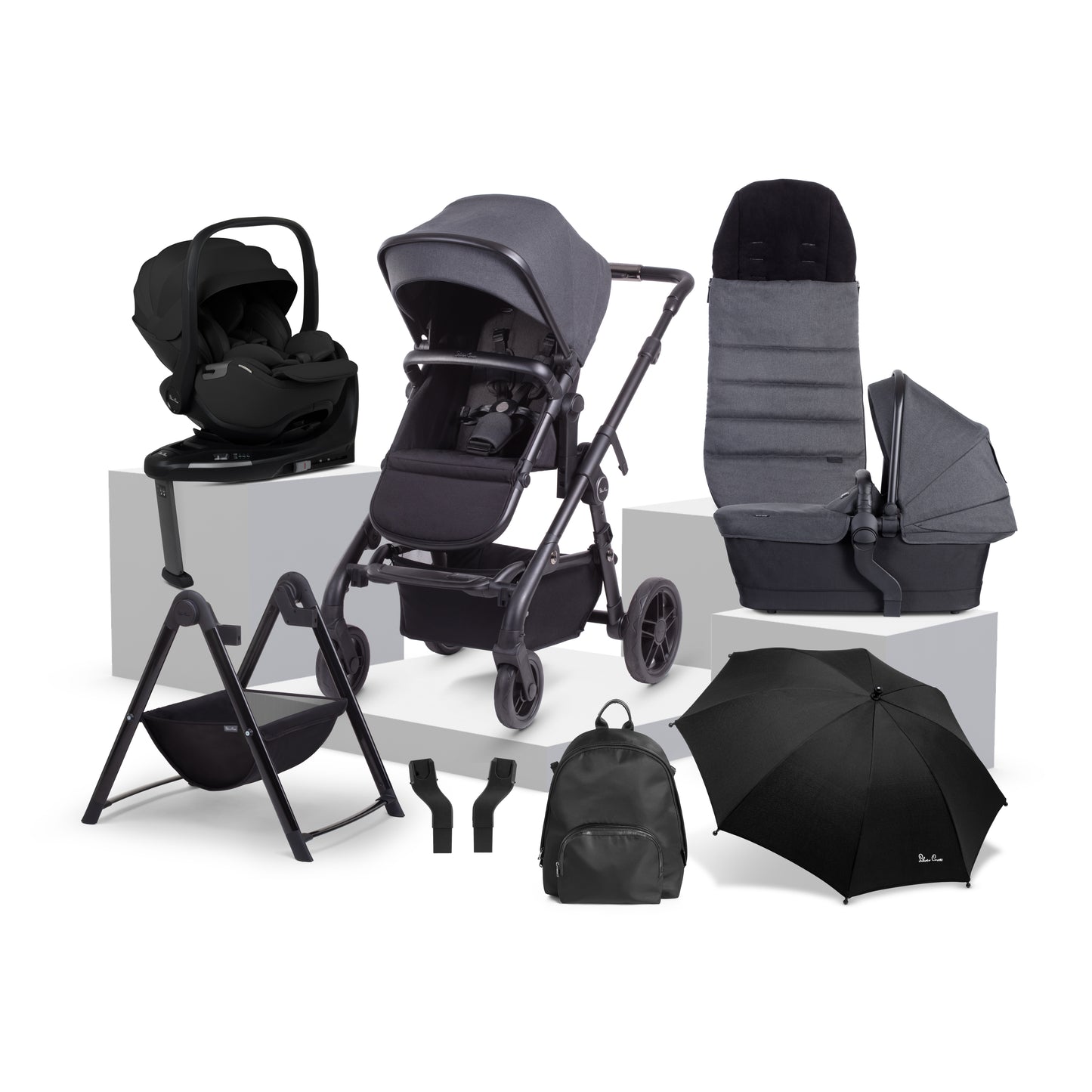 Coast Flint Travel System Ultimate 360 Infant Carrier Bundle (9 piece)