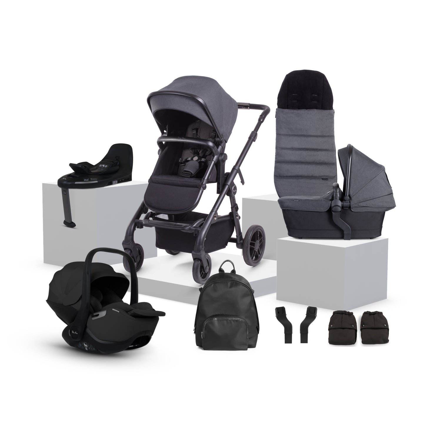 Coast Flint Travel System Ultimate 360 Infant Carrier Bundle (9 piece)