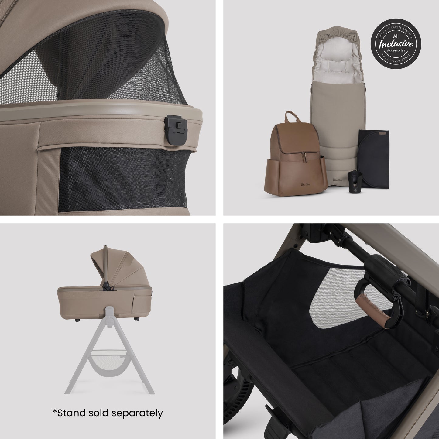 Cove 2 Champagne Travel System Ultimate 360 Family Car Seat Bundle (11 piece)