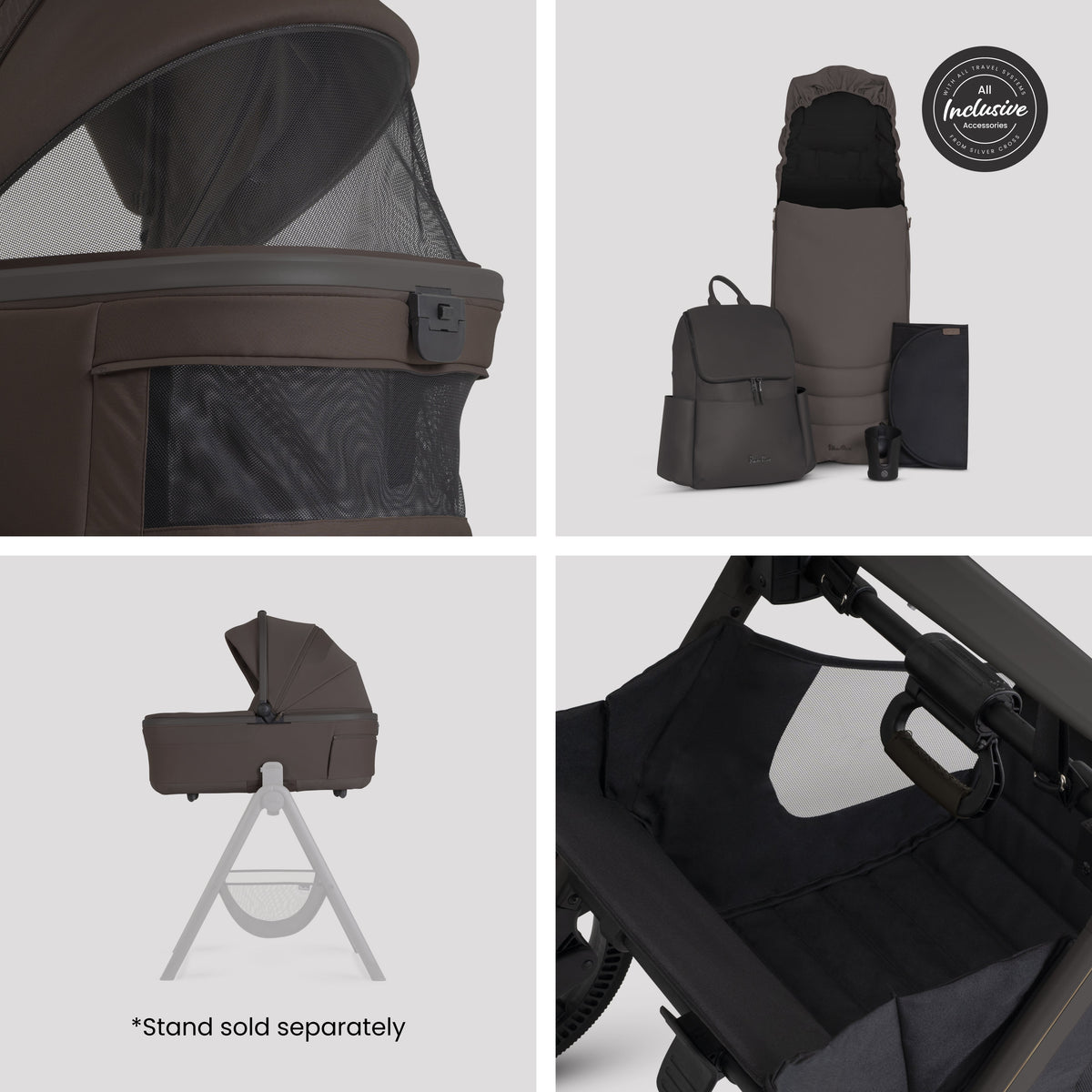 Cove 2 Chocolate Travel System Ultimate Baby Bundle (13 piece)