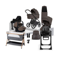 Cove 2 Chocolate Travel System Timeless Cocoa Ultimate Baby Bundle (13 piece)
