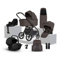 Cove 2 Chocolate Travel System Ultimate 360 Infant Carrier Bundle (10 piece)