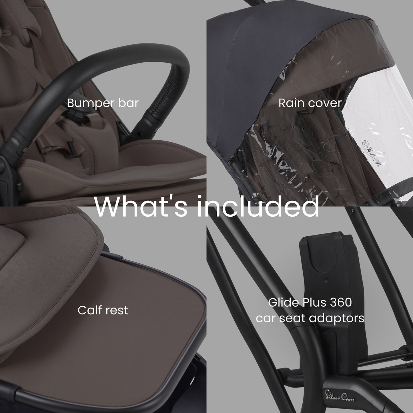 Nia Chocolate Compact Travel Stroller