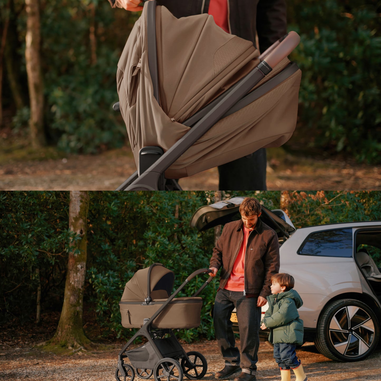 Cove 2 Maple Travel System Ultimate 360 Infant Carrier Natural Taupe Bundle (10 piece)