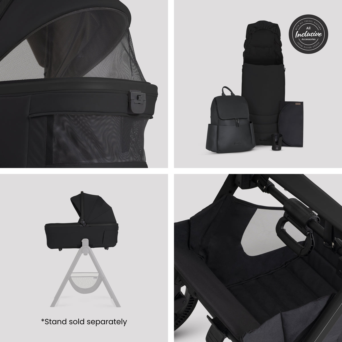 Cove 2 Onyx Travel System Ultimate Baby Bundle (13 piece)