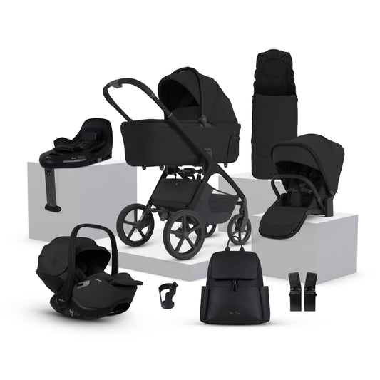 Cove 2 Onyx Travel System Ultimate 360 Infant Carrier Bundle (10 piece)