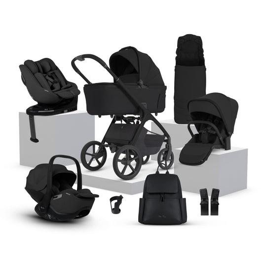 Cove 2 Onyx Travel System Ultimate 360 Family Car Seat Bundle (11 piece)