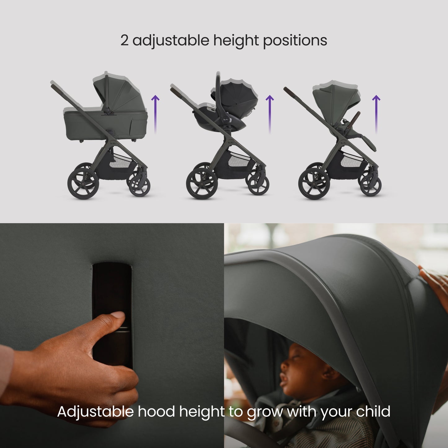 Cove 2 Pewter Travel System Ultimate 360 Infant Carrier Iconic Black Bundle (10 piece)
