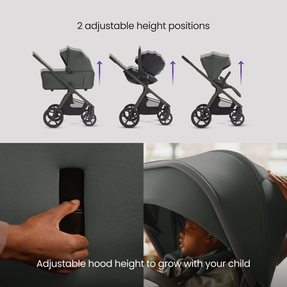 Cove 2 Pewter Travel System Ultimate Baby Bundle (13 piece)