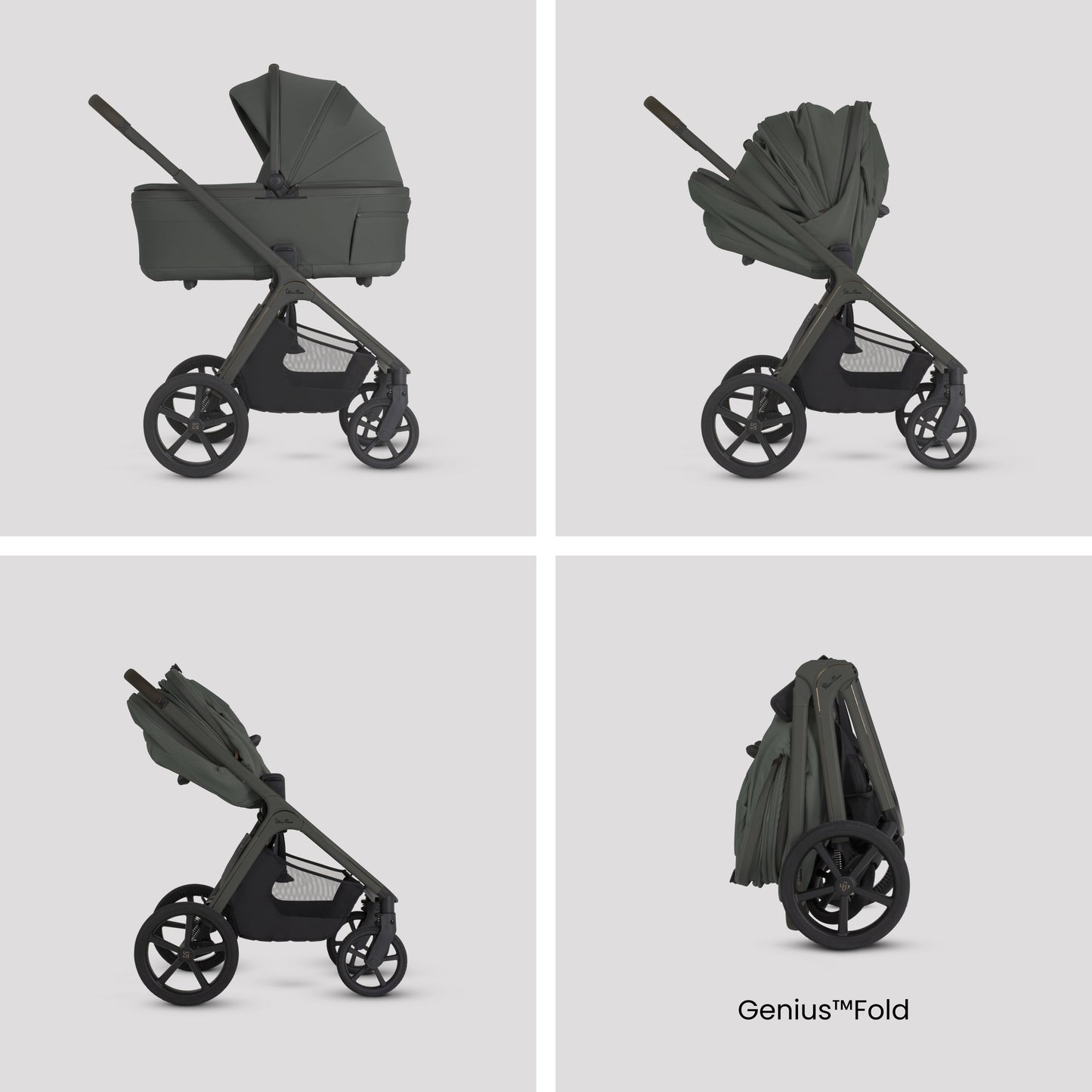 Cove 2 Pewter Travel System Accessory Bundle (8 piece)