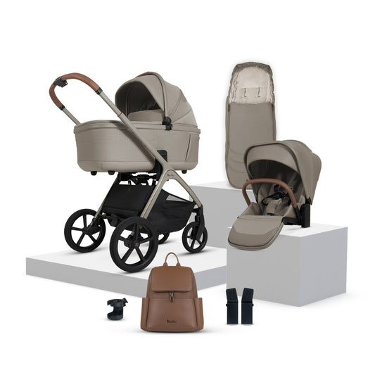 Cove Champagne Travel System Accessory Bundle (8 piece)