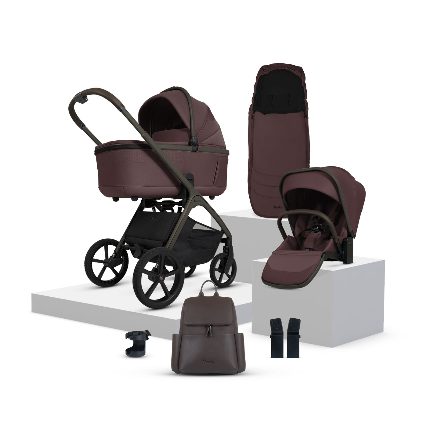 Cove Damson Travel System Accessory Bundle (8 piece)