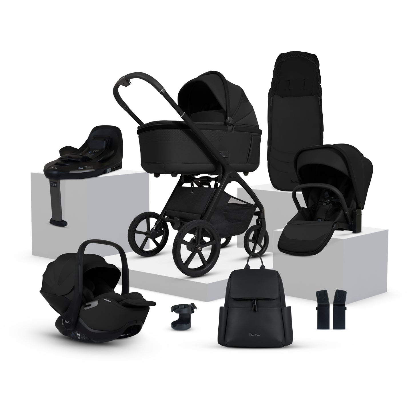 Cove Onyx Travel System Ultimate 360 Infant Carrier Bundle (10 piece)