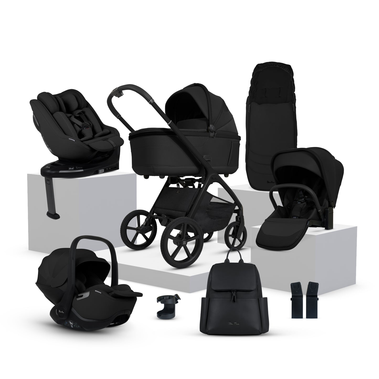Cove Onyx Travel System Ultimate 360 Family Car Seat Bundle (11 piece)