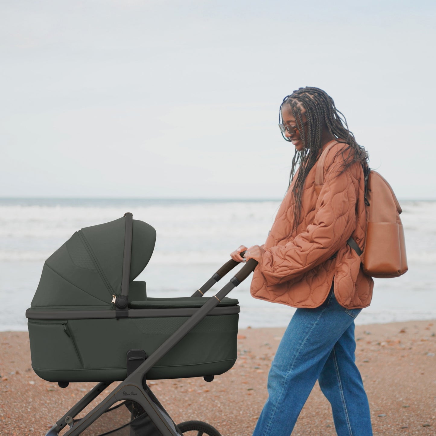 Cove Pewter Travel System Accessory Bundle (8 piece)