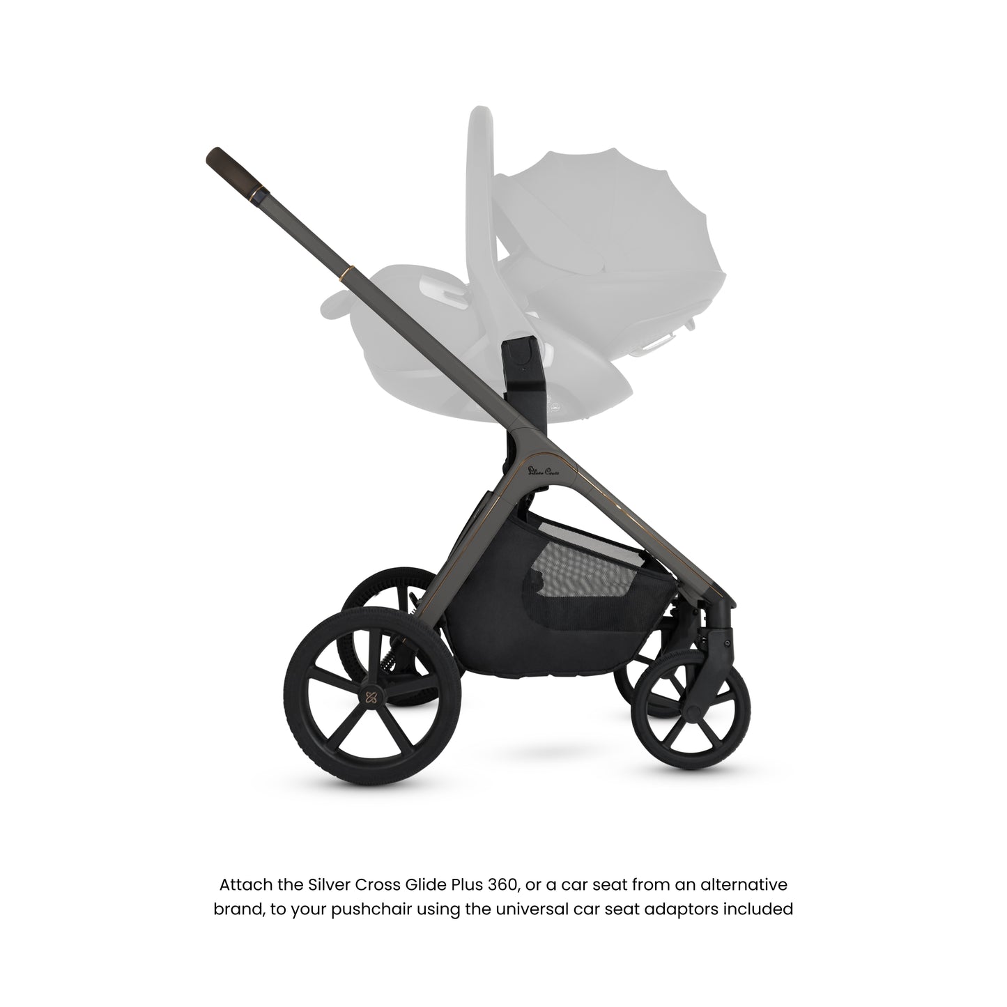 Cove Pewter Travel System Accessory Bundle (8 piece)