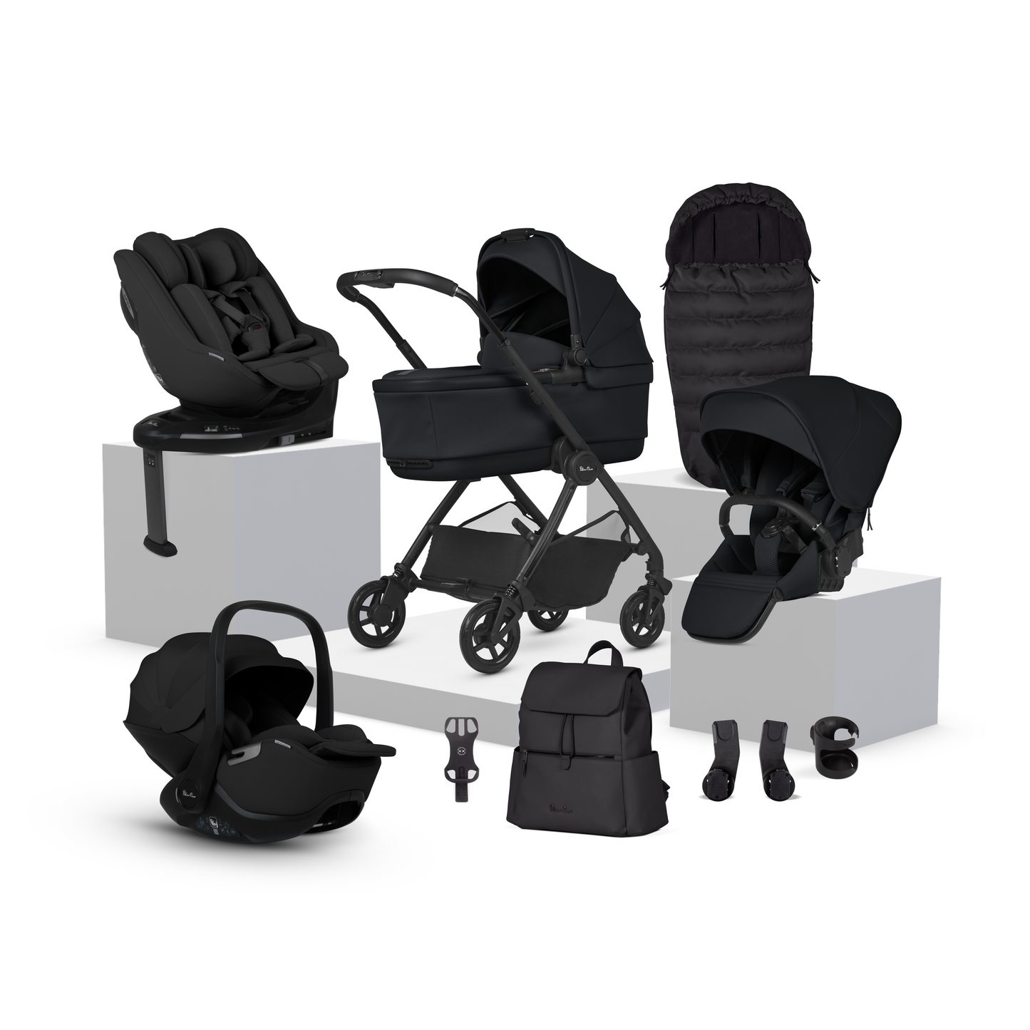 Dune 2 Space Travel System Ultimate 360 Family Car Seat Bundle (12 piece)