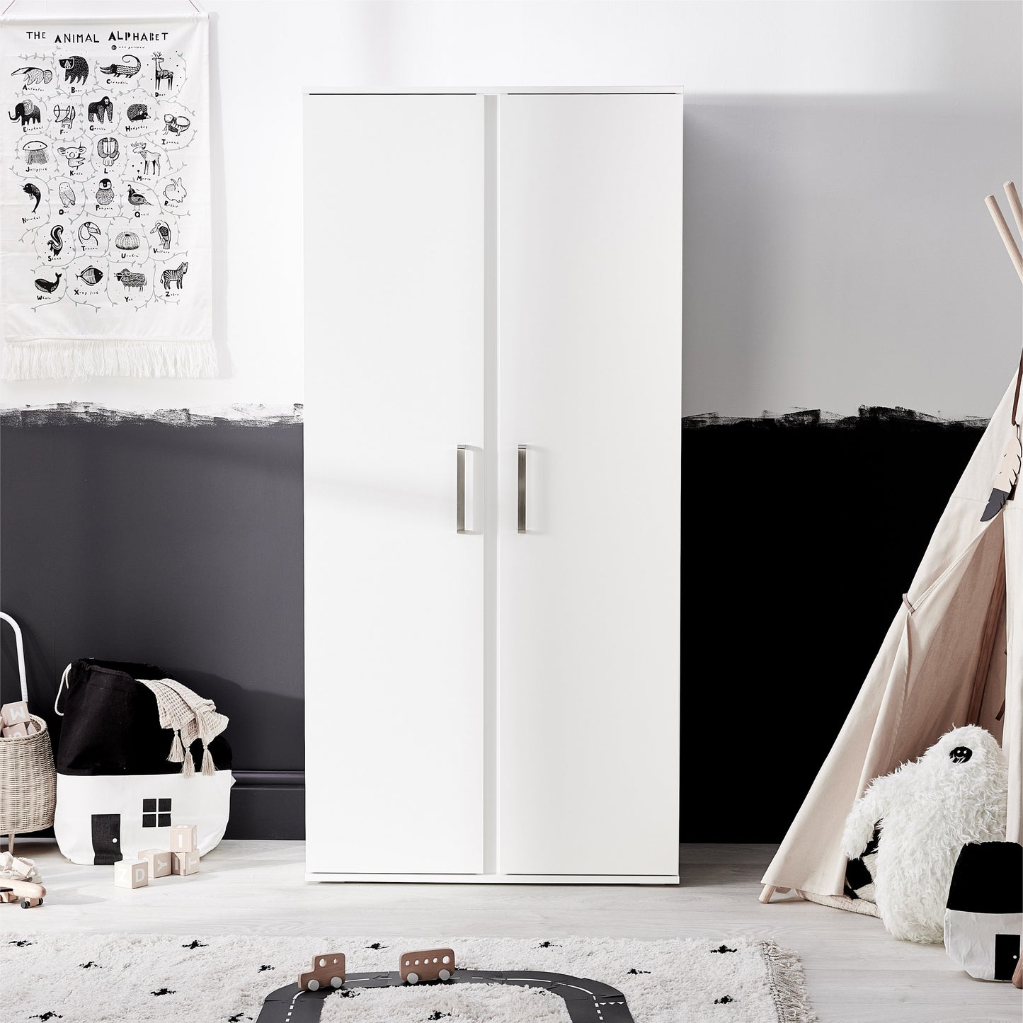 Finchley White Wardrobe