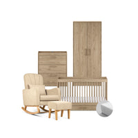 Geneva 4 Piece Nursery Room Set With Mattress