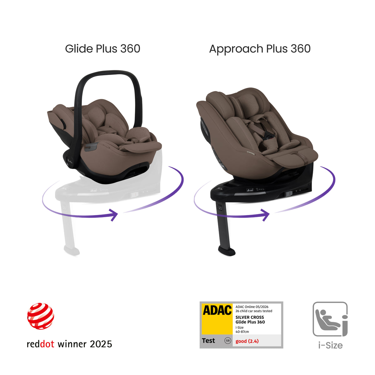 Plus 360 Family Car Seat Bundle Timeless Cocoa