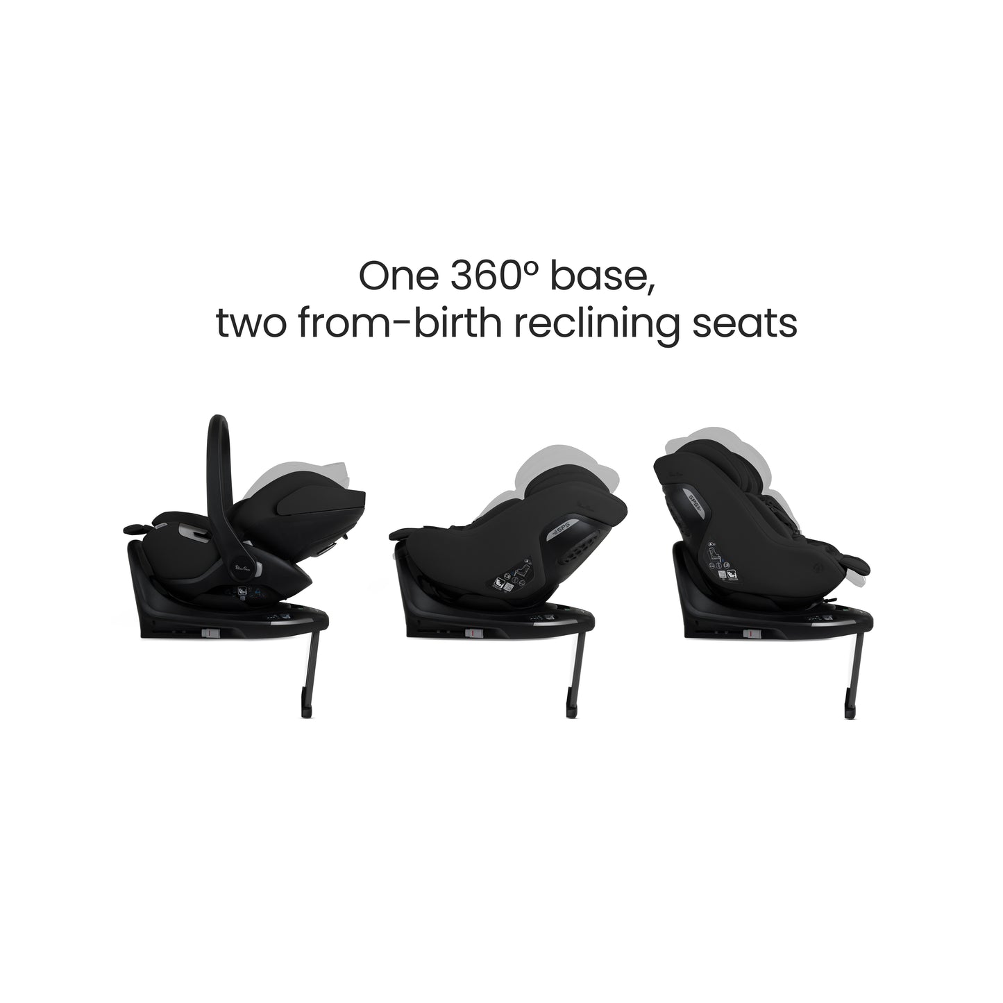 Plus 360 Family Car Seat Bundle Iconic Black