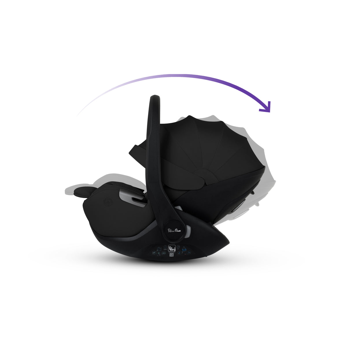 Glide Plus 360 Infant Car Seat Iconic Black & Base Plus 360