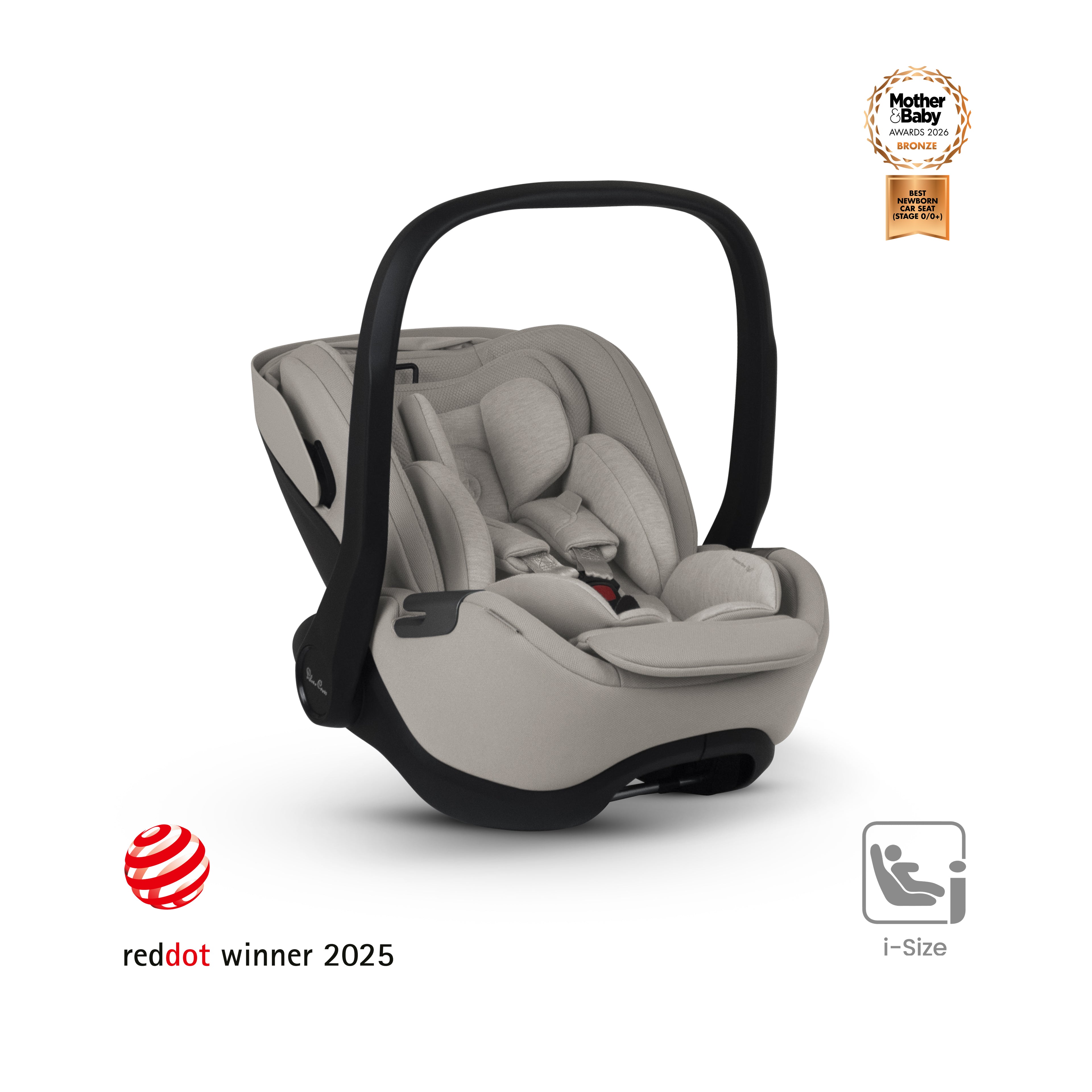 Scoica auto Silver Cross Glide Plus 360 Natural Taupe premiul Red Dot