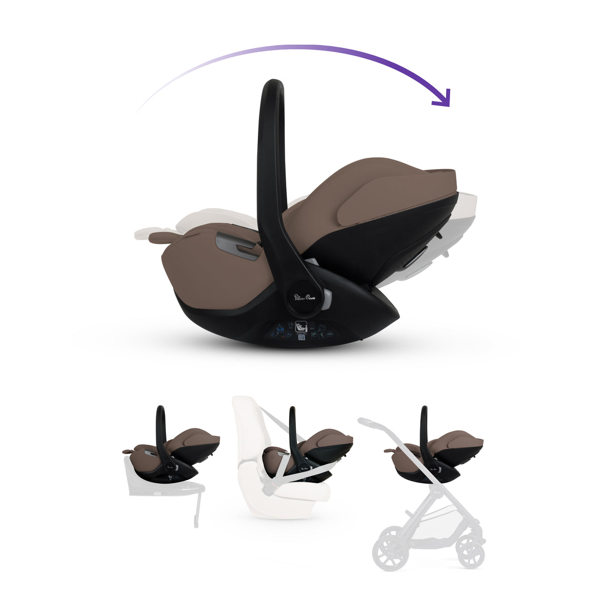 Glide Plus 360 Infant Car Seat Timeless Cocoa