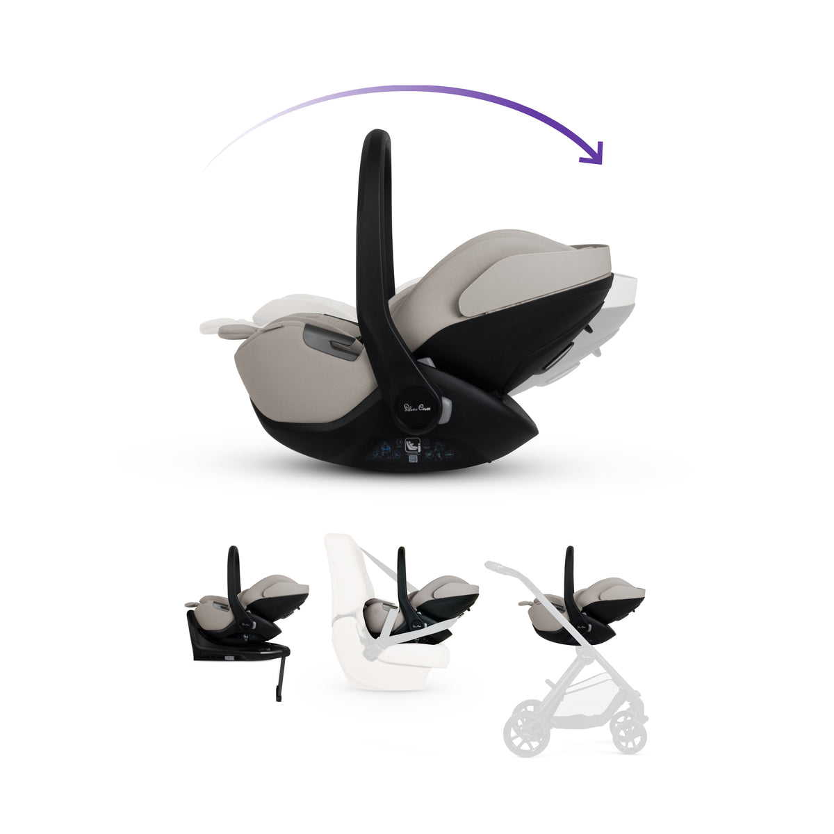 Plus 360 Family Car Seat Bundle Natural Taupe