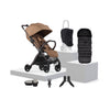 Jet 5 Cinnamon Travel Stroller Universal Accessory Bundle (7 piece)