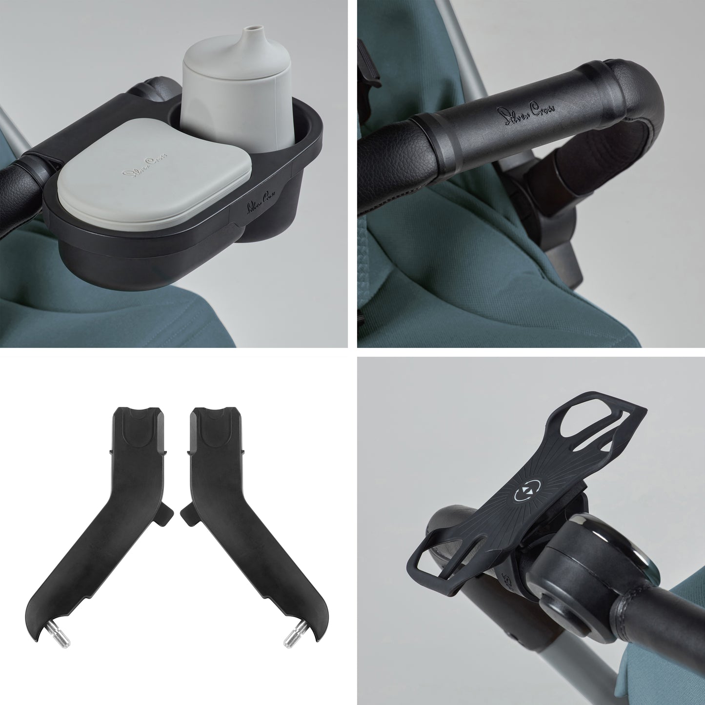 Jet 5 Mineral Travel Stroller Universal Accessory Bundle (7 piece)