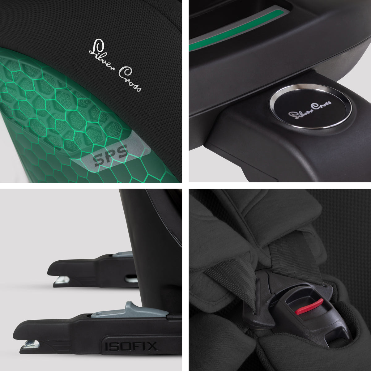Motion 3 All Size 360 Extended Rear Facing Car Seat Iconic Black