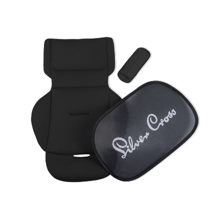 Scaun auto rotativ 360 Silver Cross Motion 3 All-Size Iconic Black Ultimate Comfort Kit