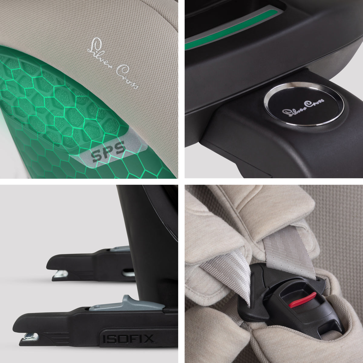 Motion 3 All Size 360 Extended Rear Facing Car Seat Natural Taupe