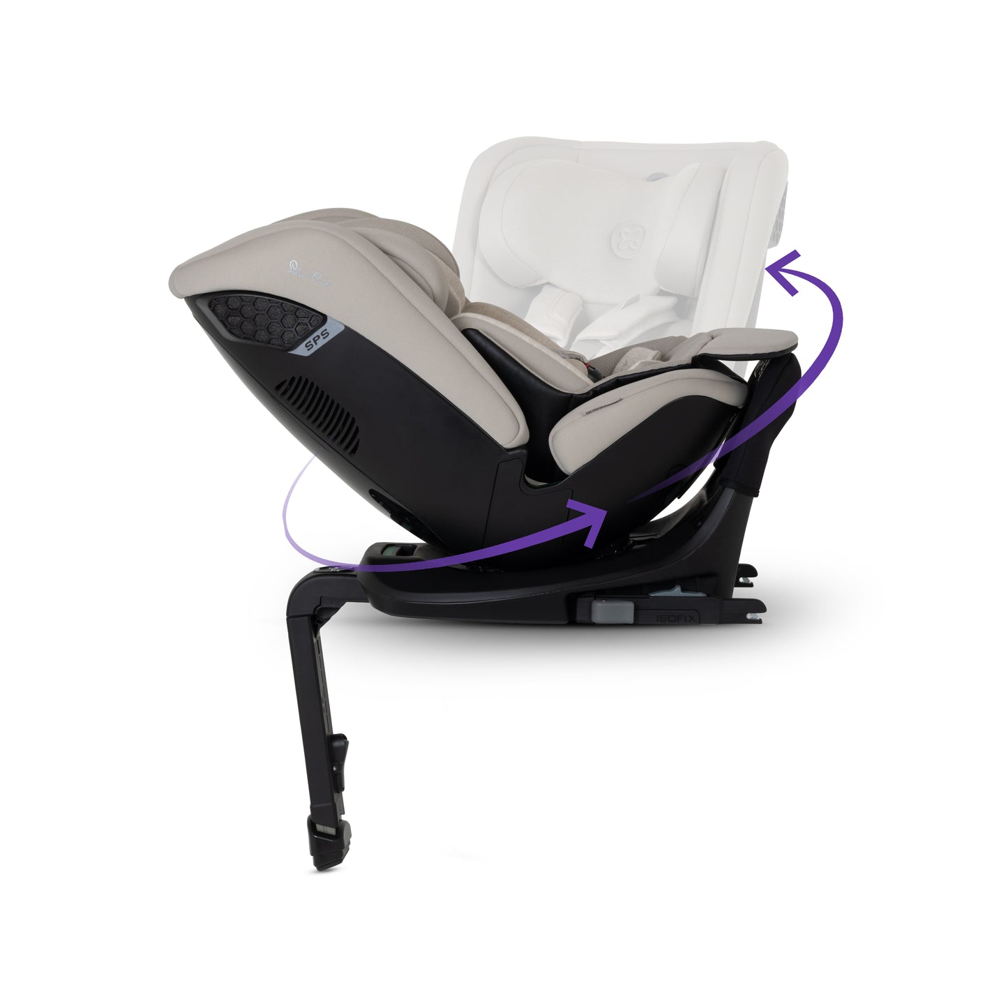 Motion 3 All Size 360 Natural Taupe Car Seat