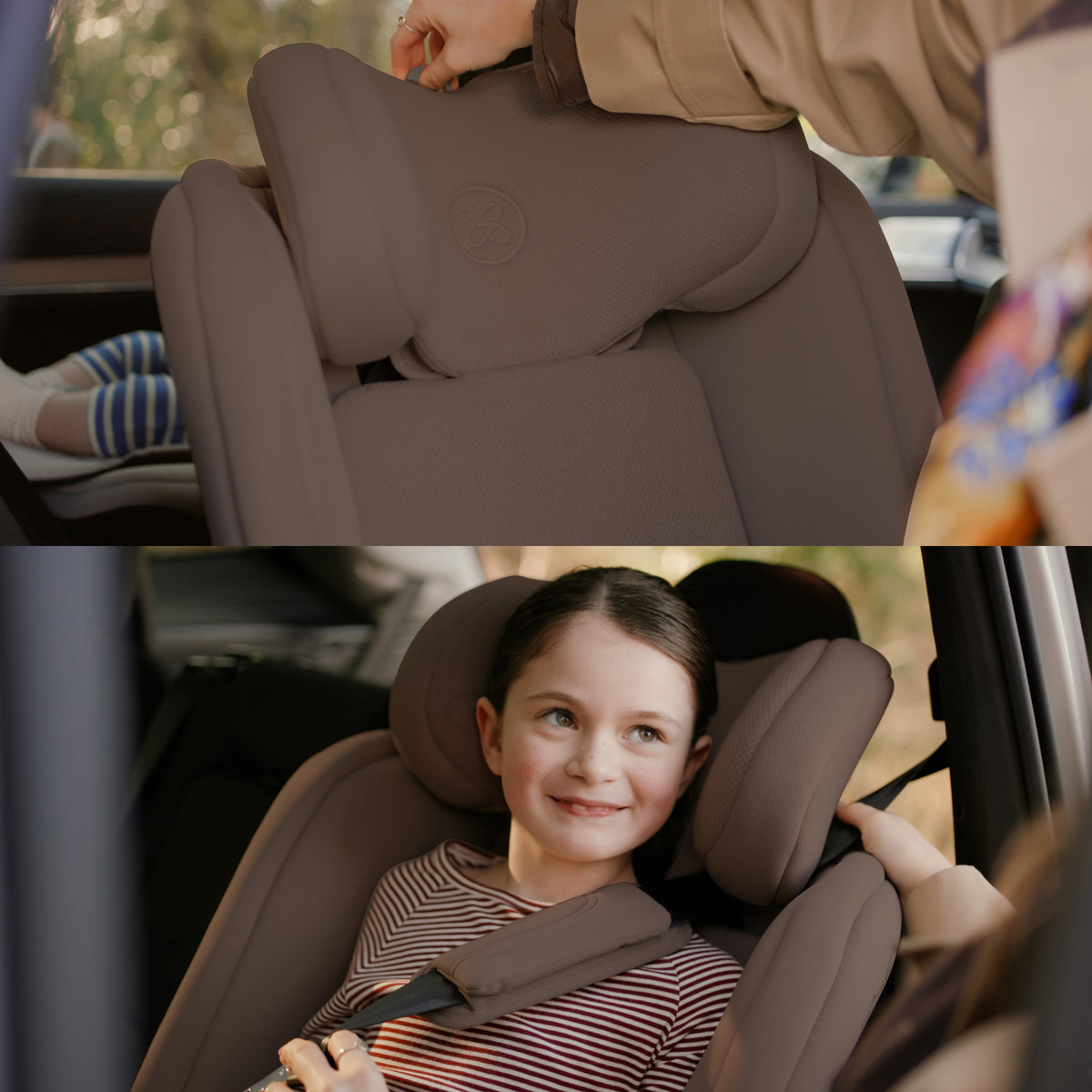 Motion 3 All Size 360 Extended Rear Facing Car Seat Timeless Cocoa